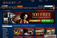 Lucky 247 Casino Screenshot